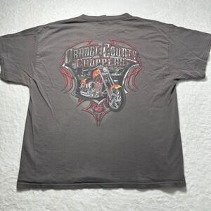 Vintage Orange County Choppers Y2K Graphic Tee Motorcycle Biker Short Sleeve XL‎